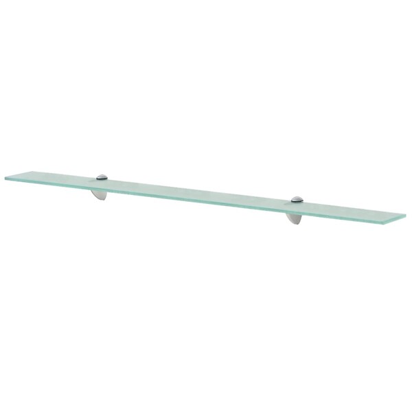 VIDAXL - vidaXL 2x Etagères Murales Etagères Flottantes Etagères Suspendues Salon Chambre à Coucher Salle de Bain Maison Intérieur Verre 100x10 cm 8 mm - large