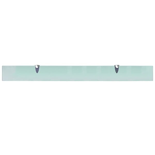 VIDAXL - vidaXL 2x Etagères Murales Etagères Flottantes Etagères Suspendues Salon Chambre à Coucher Salle de Bain Maison Intérieur Verre 100x10 cm 8 mm - large