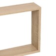 5 FIVE SIMPLY SMART - Lot de 3 Étagères murales flottantes Cubes coloris Chêne naturel Fixations invisibles - vignette