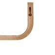 5 FIVE SIMPLY SMART - Étagère murale courbée en bois Beige L 80 cm fixations invisibles - vignette