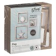 5 FIVE SIMPLY SMART - Lot de 3 Étagères murales flottantes Cubes coloris Chêne naturel Fixations invisibles - vignette