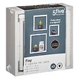 5 FIVE SIMPLY SMART - Lot de 3 Étagères murales flottantes Cubes coloris Blanc Fixations invisibles - vignette