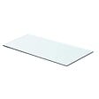 VIDAXL - vidaXL Panneau pour étagère de salon chambre Verre transparent 60 x 25 cm - vignette