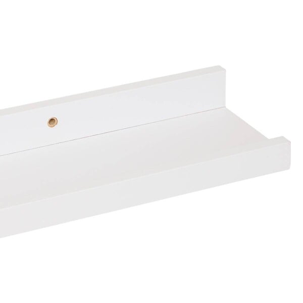 5 FIVE SIMPLY SMART - Étagère murale flottante coloris Blanc L 58 cm idéal pour tableau & cadre photo - large