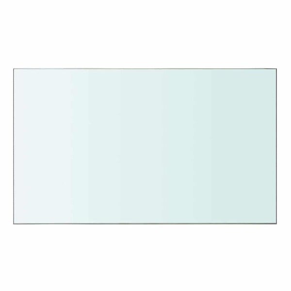 VIDAXL - vidaXL 2x Panneaux d'Etagère Panneau de Rechange de Armoire Paroi à Lattes Salle d'Exposition Maison Magasin Durable Verre Transparent 50x30 cm - large