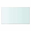VIDAXL - vidaXL 2x Panneaux d'Etagère Panneau de Rechange de Armoire Paroi à Lattes Salle d'Exposition Maison Magasin Durable Verre Transparent 50x30 cm - vignette