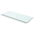 VIDAXL - vidaXL 2x Panneaux d'Etagère Panneau de Rechange de Armoire Paroi à Lattes Salle d'Exposition Maison Magasin Durable Verre Transparent 60x20 cm - vignette