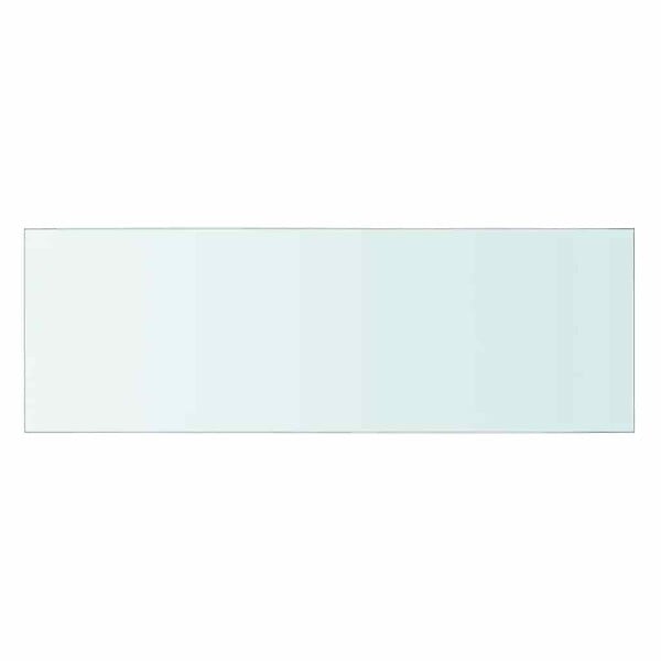 VIDAXL - vidaXL 2x Panneaux d'Etagère Panneau de Rechange de Armoire Paroi à Lattes Salle d'Exposition Maison Magasin Durable Verre Transparent 60x20 cm - large