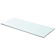 VIDAXL - vidaXL Panneau pour étagère de salon chambre Verre transparent 70 x 30 cm - vignette