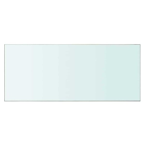 VIDAXL - vidaXL Panneau pour étagère de salon chambre Verre transparent 70 x 30 cm - large