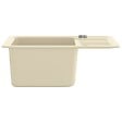 VIDAXL - vidaXL Évier de cuisine Granit Seul lavabo Beige - vignette