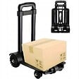 ENTREPOT BRICO - Chariot de transport pliable avec poignée télescopique 40 kg - vignette