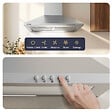 CIARRA - Hotte Aspirante murale 60cm 404m³/h 3 Vitesses 201SS60 - vignette