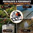 GT GARDEN - Pompe à eau thermique, 52 cm3, 10 m3 par heure - vignette