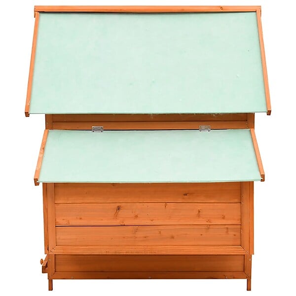 VIDAXL - vidaXL Poulailler 150x96x110 cm Bois de sapin massif - large