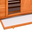 VIDAXL - vidaXL Poulailler 150x96x110 cm Bois de sapin massif - vignette