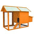VIDAXL - vidaXL Poulailler Bois de pin massif et sapin 170x81x110 cm - vignette