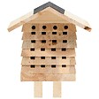 VIDAXL - vidaXL Hôtel d'abeilles Bois de sapin massif 22x20x20 cm - vignette