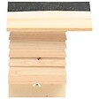 VIDAXL - vidaXL Hôtel d'abeilles Bois de sapin massif 22x20x20 cm - vignette
