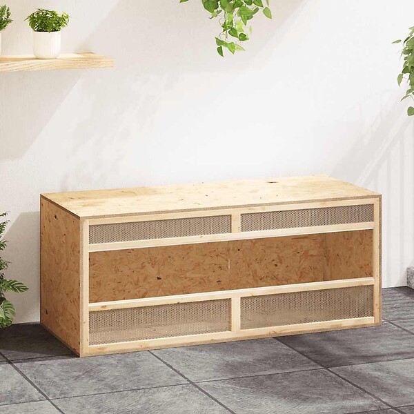 VIDAXL - vidaXL Terrarium Bois d'ingénierie 120x50x50 cm - large