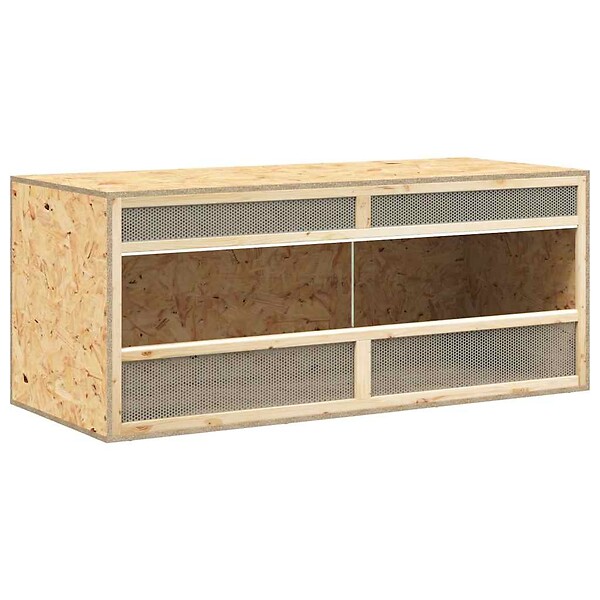 VIDAXL - vidaXL Terrarium Bois d'ingénierie 120x50x50 cm - large