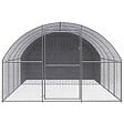 VIDAXL - vidaXL Poulailler d'extérieur 3x4x2 m Acier galvanisé - vignette