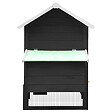 VIDAXL - vidaXL Poulailler Gris 170x81x110 cm Bois de pin massif et sapin - vignette