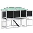 VIDAXL - vidaXL Cage double pour animaux Bois - vignette