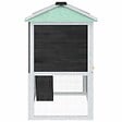 VIDAXL - vidaXL Cage double pour animaux Bois - vignette
