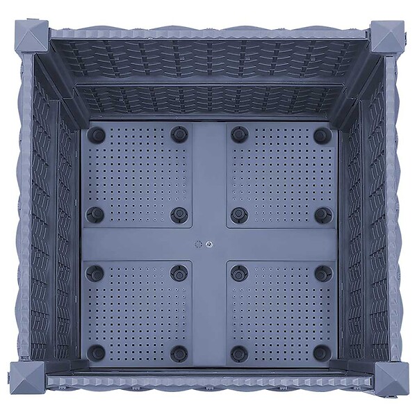 VIDAXL - vidaXL Lit surélevé 40x40x38 cm Polypropylène - large
