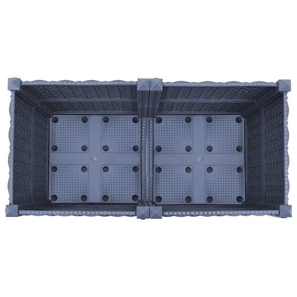 VIDAXL - vidaXL Lit surélevé 80x40x38 cm Polypropylène - large