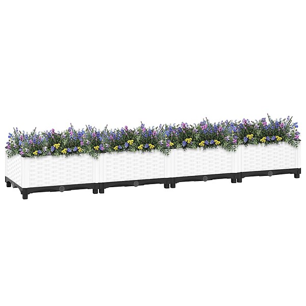 VIDAXL - vidaXL Lit surélevé 160x40x23 cm Polypropylène - large