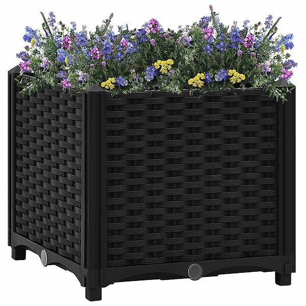 VIDAXL - vidaXL Lit surélevé 40x40x38 cm Polypropylène - large