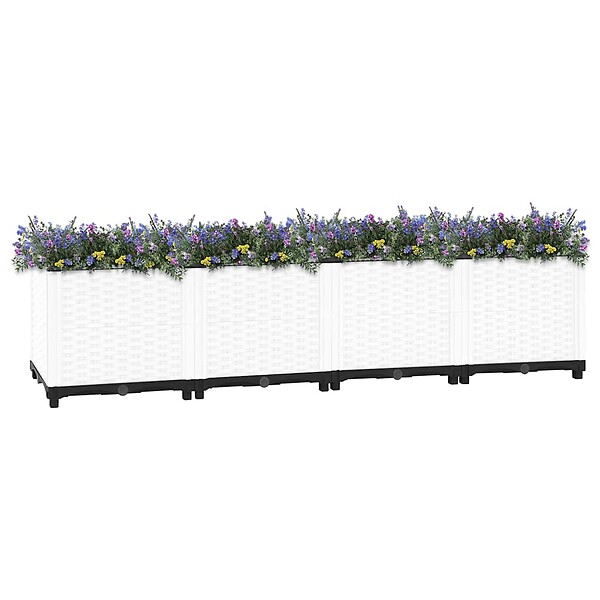 VIDAXL - vidaXL Lit surélevé 160x40x38 cm Polypropylène - large