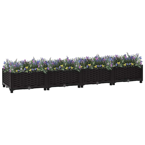 VIDAXL - vidaXL Lit surélevé 160x40x23 cm Polypropylène - large