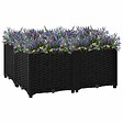 VIDAXL - vidaXL Lit surélevé 80x80x38 cm Polypropylène - vignette