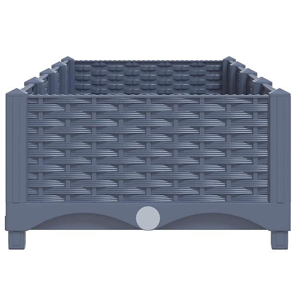 VIDAXL - vidaXL Lit surélevé 160x40x23 cm Polypropylène - large