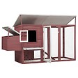 VIDAXL - vidaXL Poulailler d'extérieur avec 1 nichoir Marron Bois - vignette