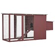 VIDAXL - vidaXL Poulailler d'extérieur avec 1 nichoir Marron Bois - vignette