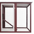 VIDAXL - vidaXL Poulailler d'extérieur avec 1 nichoir Marron Bois - vignette