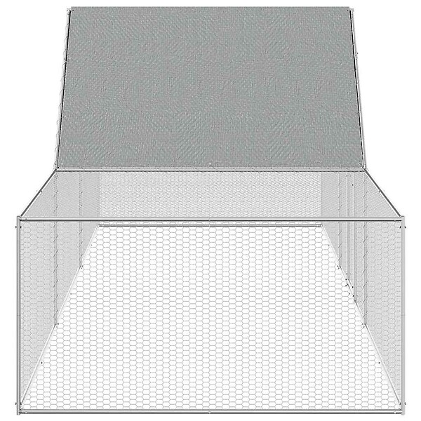 VIDAXL - vidaXL Poulailler 6 x 2 x 2 m Acier galvanisé - large