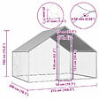 VIDAXL - vidaXL Poulailler d'extérieur 2,75 x 2 x 1,92 m Acier galvanisé - vignette