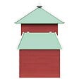 VIDAXL - vidaXL Poulailler avec nichoir Rouge 190x72x102cm Bois de sapin massif - vignette