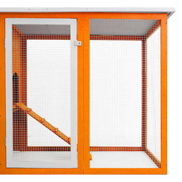 VIDAXL - vidaXL Poulailler d'extérieur avec 1 nichoir Bois - large