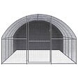 VIDAXL - vidaXL Poulailler d'extérieur 3x6x2 m Acier galvanisé - vignette