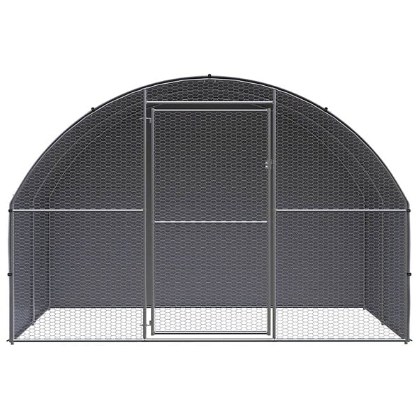 VIDAXL - vidaXL Poulailler d'extérieur 3x2x2 m Acier galvanisé - large