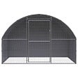 VIDAXL - vidaXL Poulailler d'extérieur 3x2x2 m Acier galvanisé - vignette