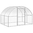 VIDAXL - vidaXL Poulailler d'extérieur 3x2x2 m Acier galvanisé - vignette