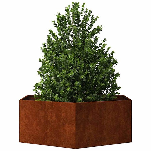 VIDAXL - vidaXL Jardinière Rouillé 138x120x45 cm Acier corten - large