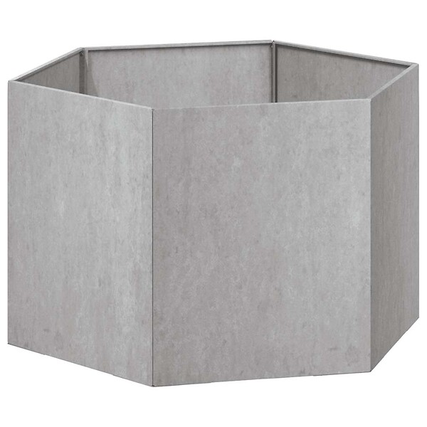 VIDAXL - vidaXL Jardinière Rouillé 60x60x45 cm Acier corten - large